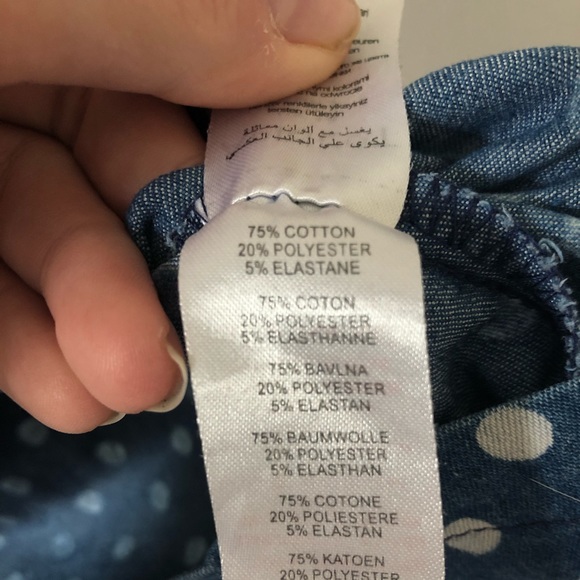 Denim dress with zipper pockets - Picture 4 of 5